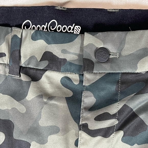 GoodGood 38W Camouflage Print Stretch Performance Golf Shorts - Picture 3 of 9